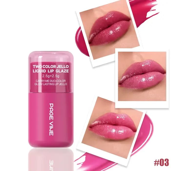 Teinte à lèvres fruitée effet gloss, rouge à lèvres liquide hydratant et waterproof, non-collant, ha