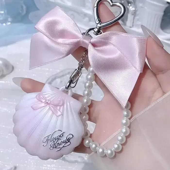 Fleur sait perle coquille forme velours gaufré Blush finition mate constructible poudre mélangeable 