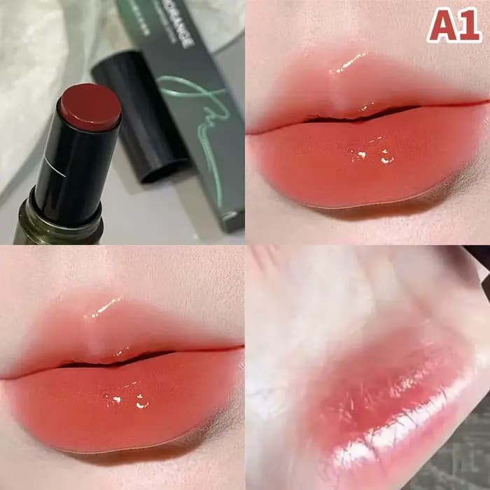 HERORANGE Rouge à lèvres effet miroir repulpant hydratant, longue tenue naturelle, nourrissant, glos