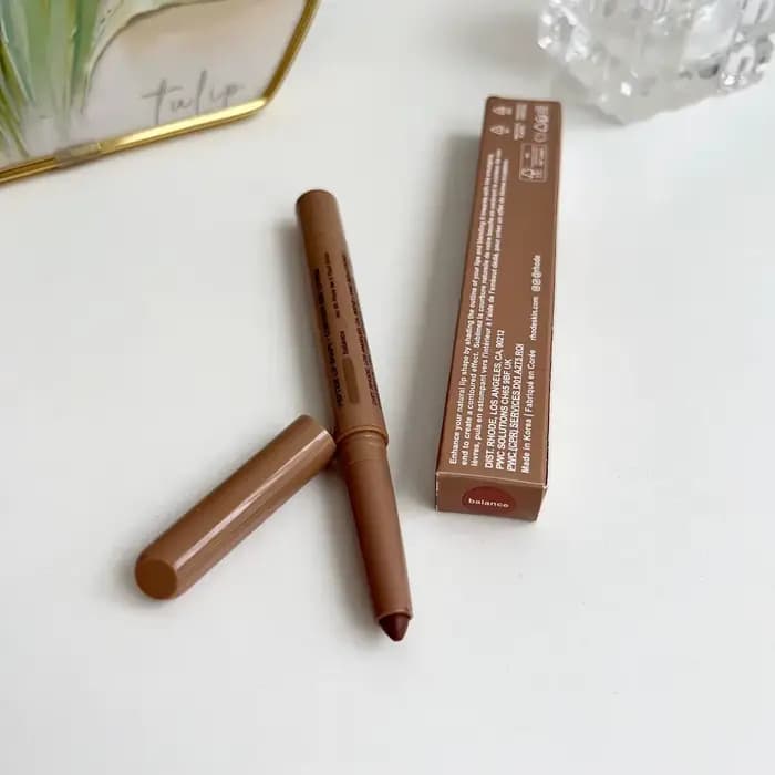 Rhode Skin Peptide Lip Shape Pen, Crayon à lèvres longue tenue, Crayon teinté pour les lèvres, Rouge