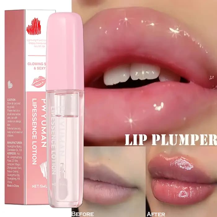Glow Tulip Lip Plumper Spicule, Gloss repulpant extrême, Sérum huileux pour volume extrême, Maquilla