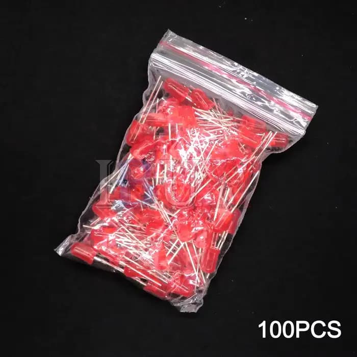100 PCS/LOT 5mm Diode LED F5 Kit assorti IBUW blanc vert rouge bleu jaune Orange rose violet blanc c