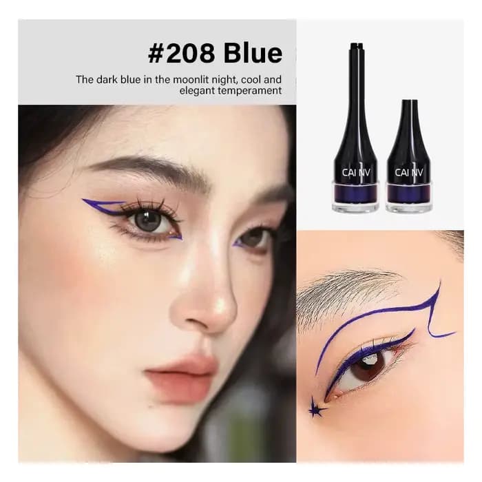 Crème Eyeliner blanche et noire, crayon Eyeliner coloré imperméable, longue durée avec pointe Fine, 