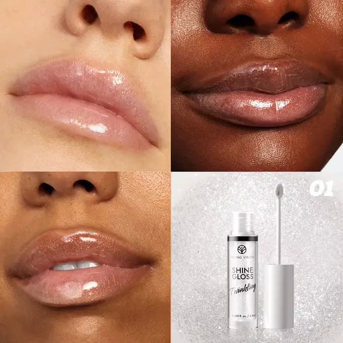 Huile à lèvres 8 couleurs, hydratation longue durée, réduit les ridules, gloss transparent hydratant