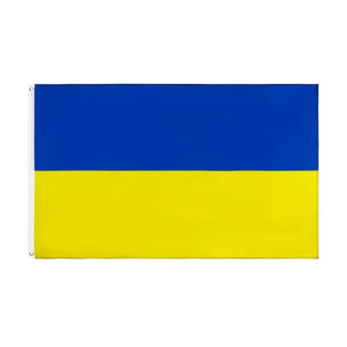 Drapeau de l'ukraine bleu jaune Ua Ukr, 90x150 cm, pour la décoration