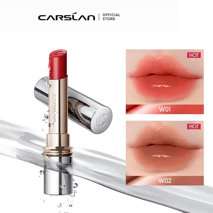 CARSLAN-Rouge à lèvres hydratant et non collant pour femme, produit cosmétique pour le maquillage, 1