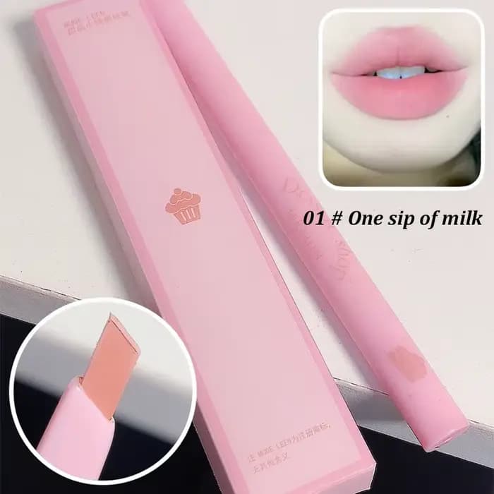 MUGE LEEN Dessert Lip Liner pivotant automatiquement imperméable, long-laswet n sauvage Perfect Pout