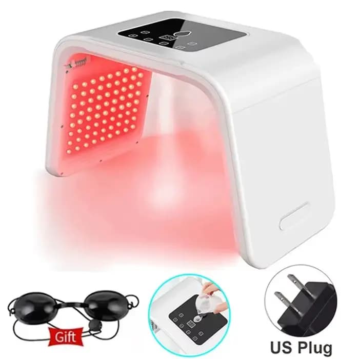 Photothérapie faciale LED, masque LED PDT à 7 couleurs, traitement professionnel, machine de beauté,