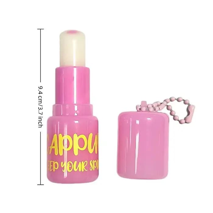 Baume à lèvres fruité transparent Cappuvini, hydratation légère, hydratation profonde, lèvres pulpeu