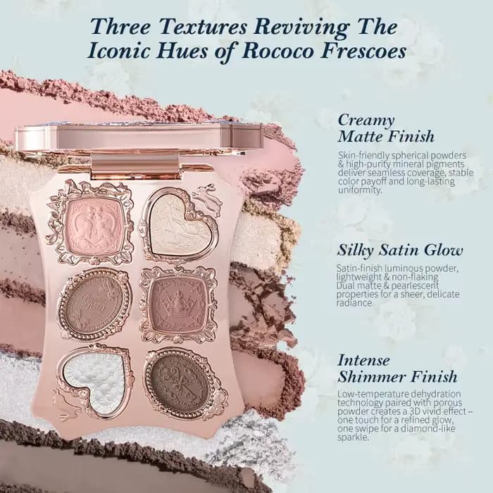 [NOUVEAU] Palette de maquillage 6 couleurs Flower Knows Bunny Garden Collection