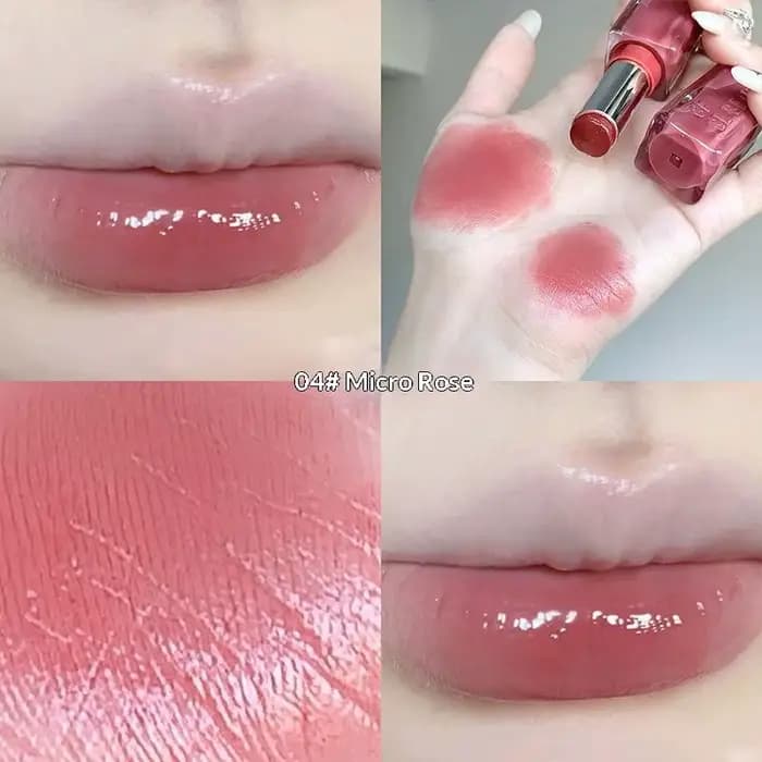 Gege ours solide miroir rouge à lèvres Non collant ne se décolore pas longue durée hydratant gelée l
