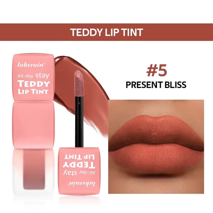 Teinte à lèvres Teddy, maquillage imperméable, tache à lèvres, Super séjour, rouge à lèvres mat long