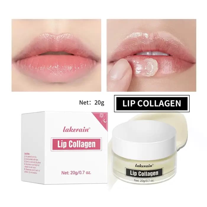 Masque pour les lèvres au collagène, hydratant, pour lèvres sèches, lisse les ridules, augmente la v
