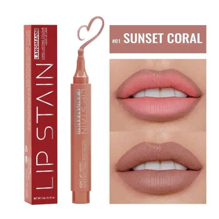 Crayon liquide pour les lèvres 6 couleurs, longue tenue, rouge à lèvres nude, crayon contour des lèv