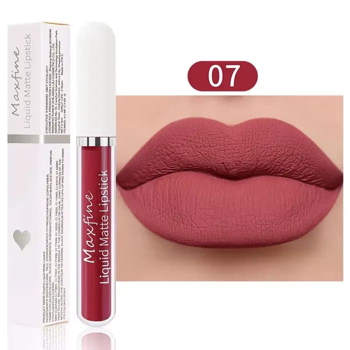 Rouge à lèvres liquide Durable, imperméable, sans bavures, brillant à lèvres mat, Non pelant, maquil