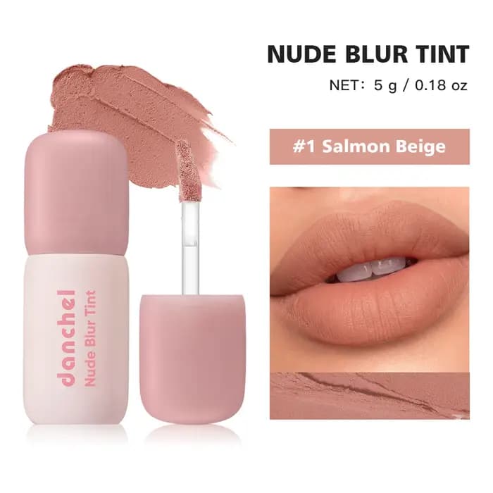Mini gloss à lèvres mat effet gâteau de riz, baume à lèvres velouté longue tenue, rouge à lèvres et 