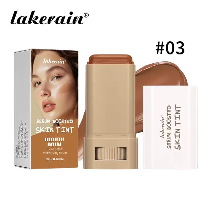 Gomme fond de teint bâton bâton sérum boosté teinte de peau fond de teint bâton lisse plus dodu haut