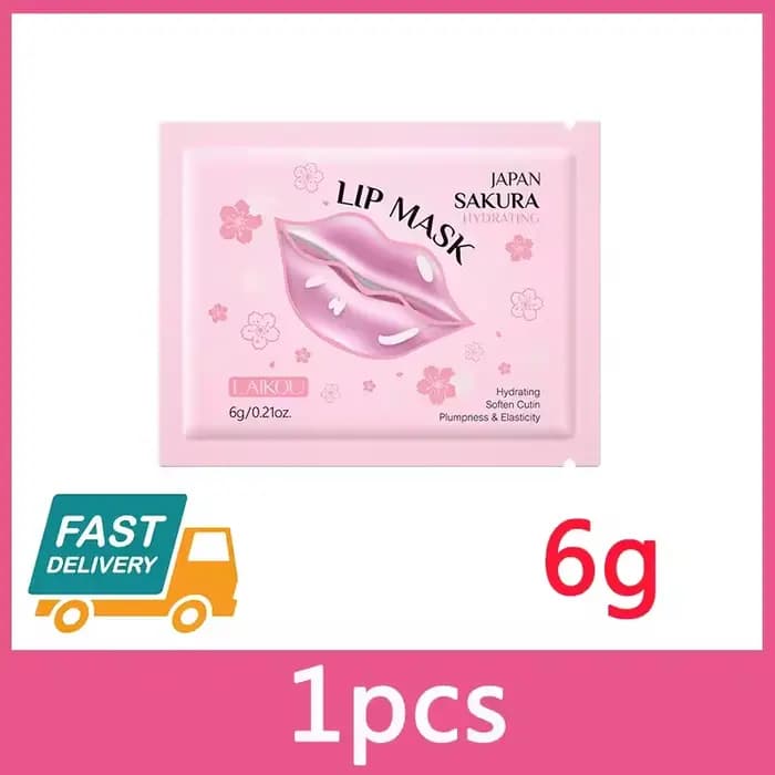 Sakura – masque hydratant pour les lèvres, exfoliant, réparateur, soulage la sécheresse, estompe les
