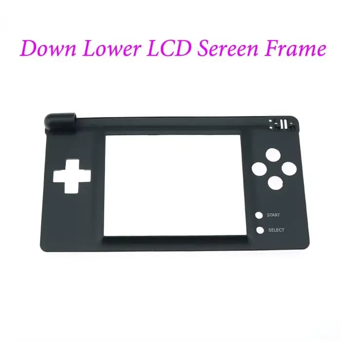 Cadre supérieur et inférieur pour DS Lite, cadre d'écran supérieur et inférieur pour NDSL, cadre int