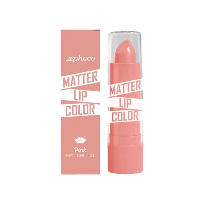 Rouge à lèvres repulpant rose nude hydratant velours mat longue tenue confortable pour usage quotidi