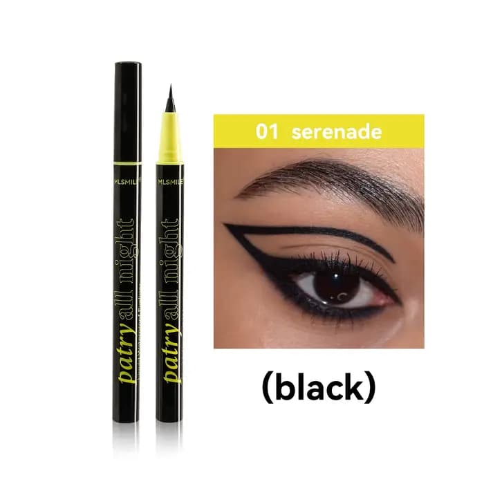 Crayon Eyeliner Noir Marron Blanc Nacré Lisse Longue Tenue Imperméable Anti-Bavures Maquillage Cosmé