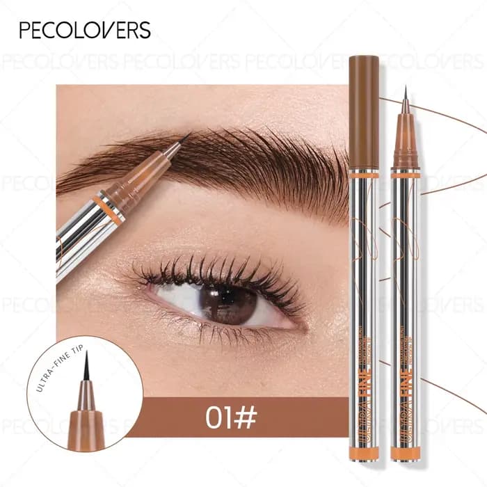 Crayon à sourcils imperméable ultra-fin, longue durée, anti-taches, façonnage naturel pour débutants