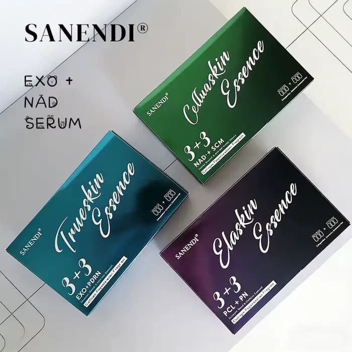 Sérum Sanendi PDRN EXO0 NAD, soin du visage au collagène, solution liquide hydratante et lissante, e