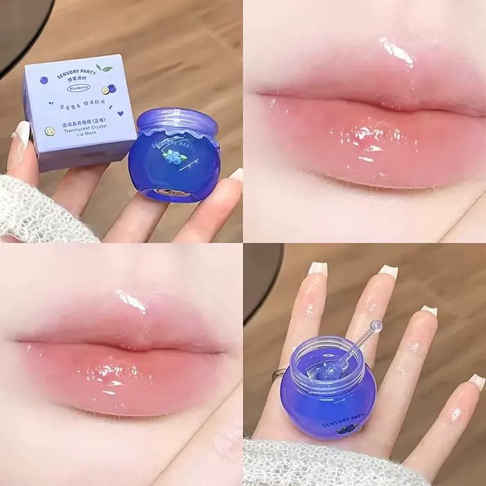 Masque hydratant pour les lèvres Sense Party – Réduit les lignes des lèvres, gerbe en profondeur pen