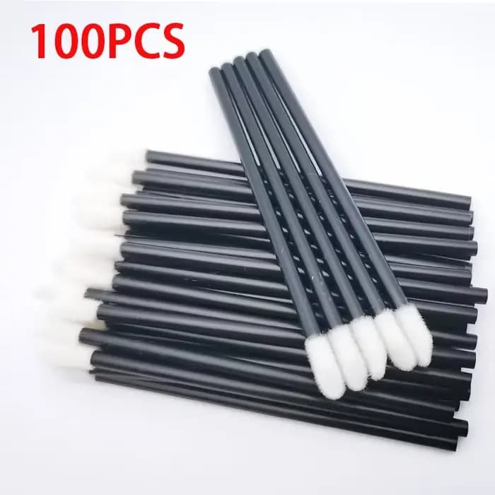 100 pièces brosse à lèvres brosse d'extension de cils pinceaux de maquillage pour Extension de cils 