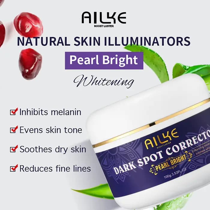 AILKE-Crème éclaircissante pour le visage, dissolvant de taches foncées pour le visage, les mains, l