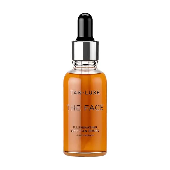TAN-LUXE Les Gouttes Autobronzantes Illuminatrices pour le Visage 10ml – Sérum Bronzant Naturel Rapi
