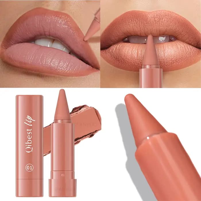Stylo à lèvres torsadé, poudre polyvalente, fard à joues, velours mat, imperméable, Contour des lèvr