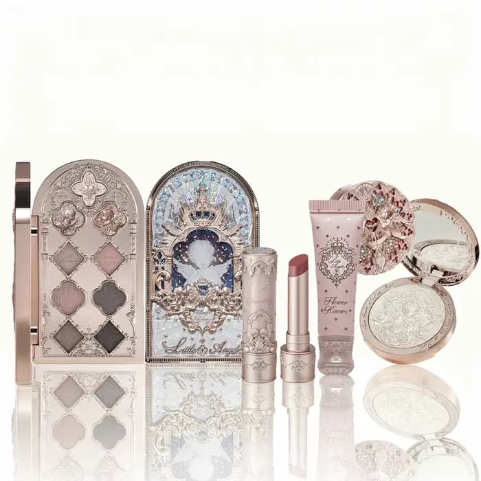 Ensemble de maquillage pour femmes Flower Knows Little Angel - Fard à paupières pigmenté longue duré