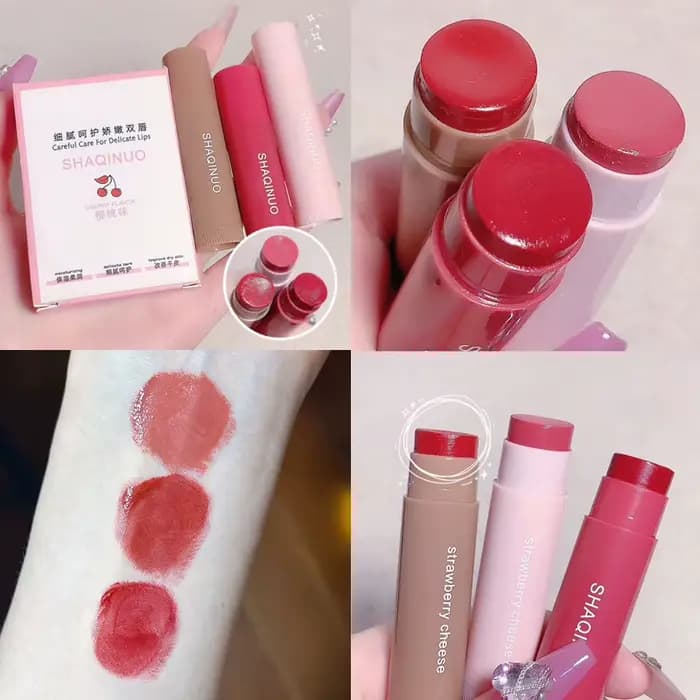 SHAQINUO rouge à lèvres hydratant coloré lignes de lèvres hydratantes et affaibles rouge à lèvres pr