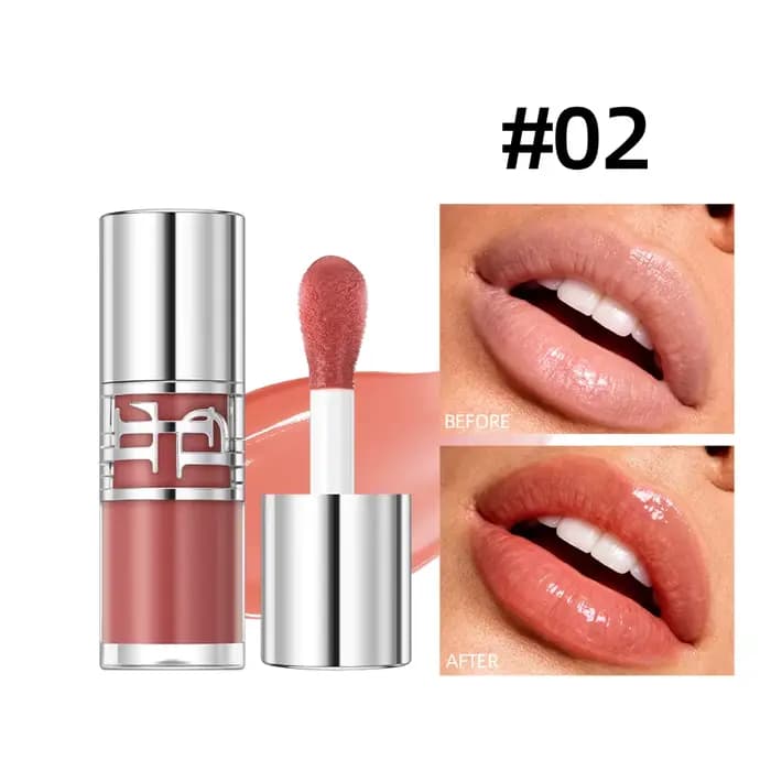 Gloss à lèvres en gelée, hydratant et brillant, facile à appliquer pour rehausser la couleur, textur