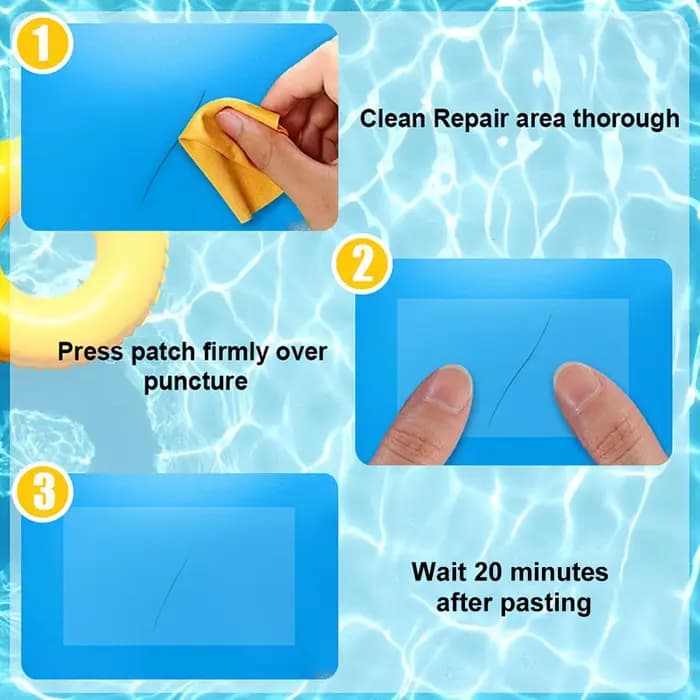 Kit de réparation de liner de piscine, 10 à 100 pièces, kit de réparation sous-marine, patch robuste