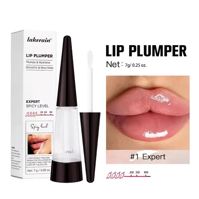 Gloss à lèvres repulpant hydratant instantané transparent Soin des lèvres Volumateur de lèvres Cadea