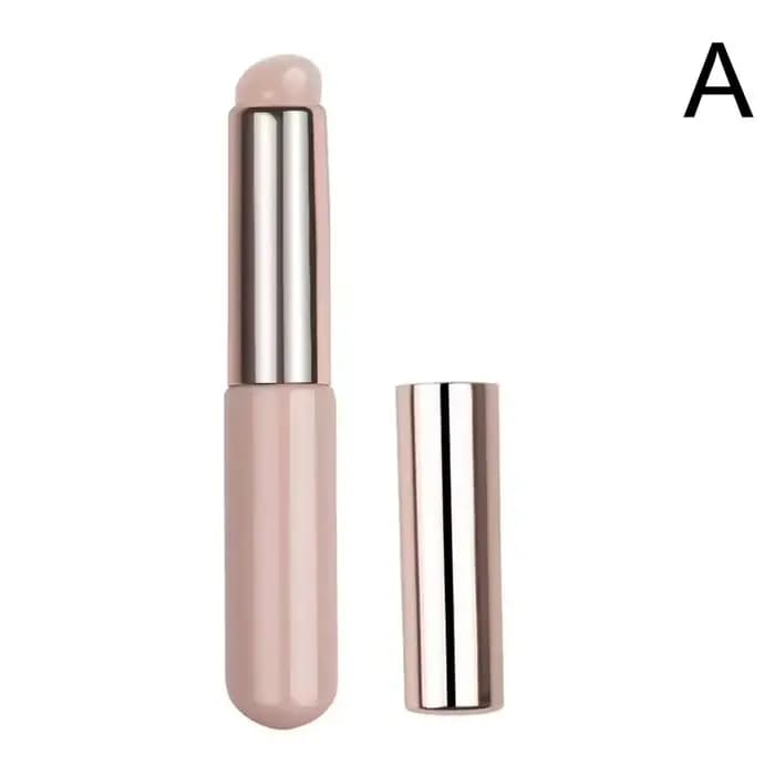 Brosse à lèvres en Silicone avec capuchon de couverture, brosse anti-cernes comme du bout des doigts