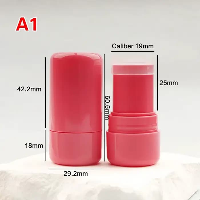 Tubes de baume à lèvres anti-transpirant, avec couvercles, 8g, vides, en plastique, rotatifs, pour r