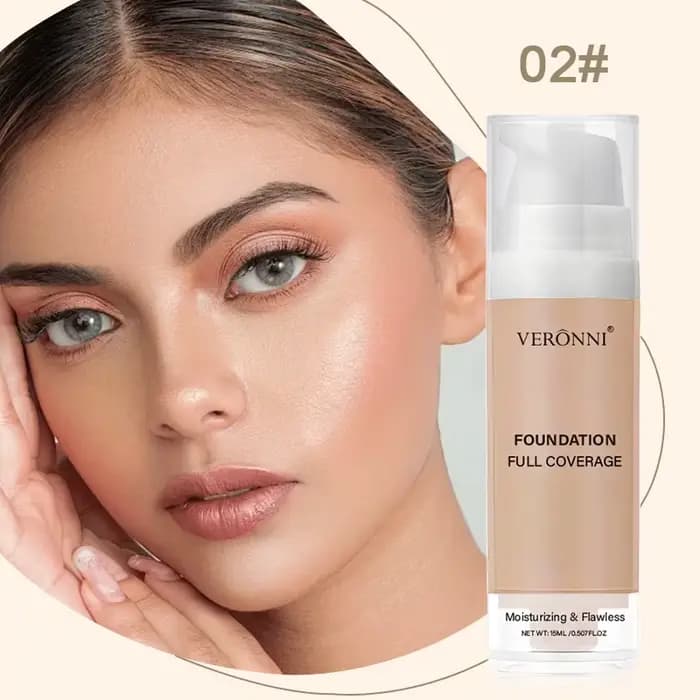 Fond de Teint Couvrant - Maquillage Liquide Modulable à Couvrance Totale pour Mélange Personnalisé d
