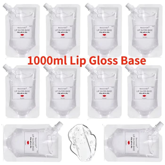 Huile de base transparente antiarina pour rouge à lèvres, gel hydratant, liquide fait à la main, maq