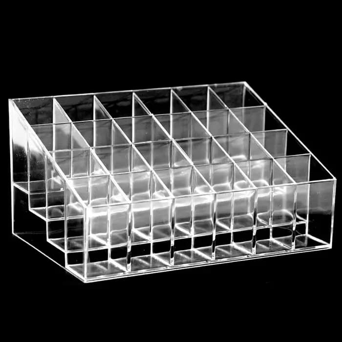 Boîte de Rangement Acrylique pour Rouge à Lèvres et Verhéritage à Ongles, Présentoir à Bijoux T1, 24