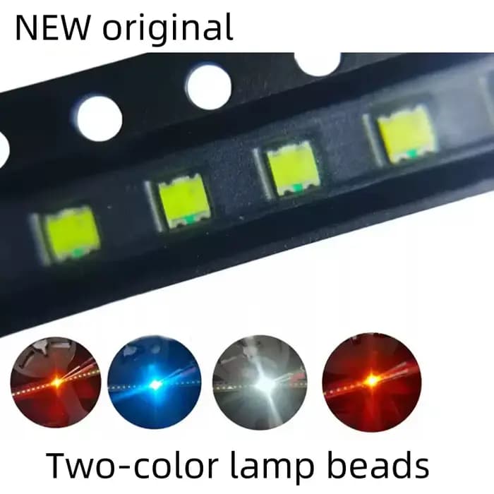Nouveau original 200 pièces 1615 bicolore SMD LED rouge + vert/R + bleu/R + jaune/R + jaune/R + blan