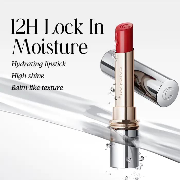 CARSLAN-Rouge à lèvres hydratant et non collant pour femme, produit cosmétique pour le maquillage, 1