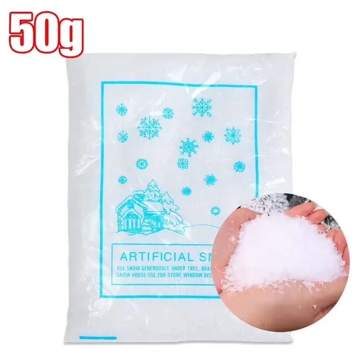 Hiver fausse neige noël neige poudre artificielle flocon de neige décor de fête noël bricolage artis