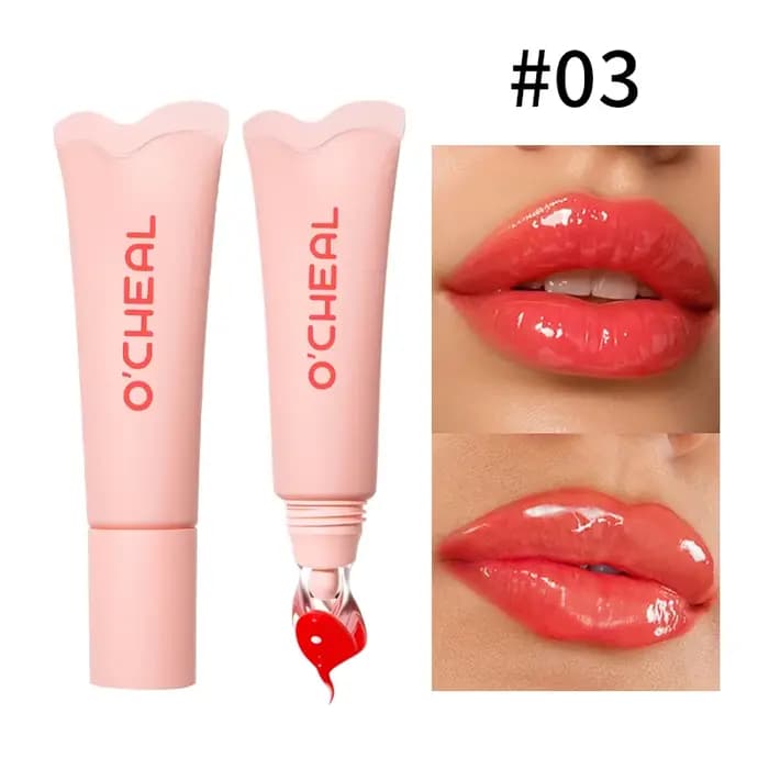 Gloss à lèvres teinté hydratant, doux pour la peau, hydrate en profondeur et repulpe les lèvres tout