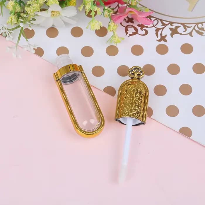 Joli tube de brillant à lèvres, bouteille de baume à lèvres, conteneur rechargeable, tube de brillan