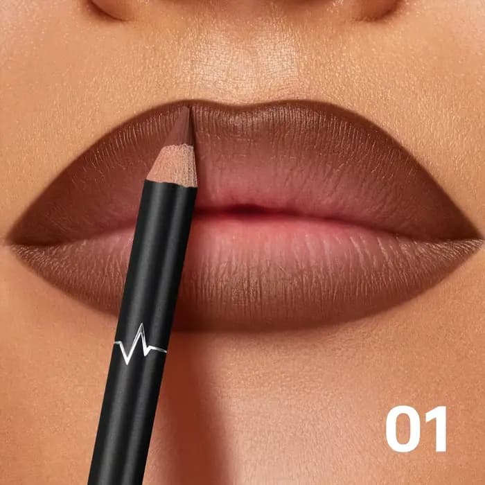 Pudaier Crayon à lèvres mat imperméable 6 couleurs – Formule longue durée et sans transfert, finitio