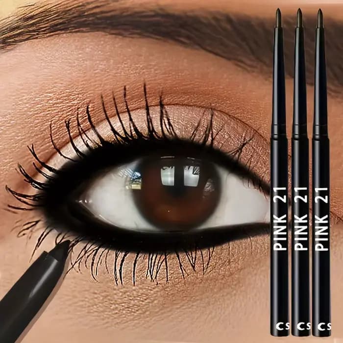 Crayons eyeliner noirs imperméables, maquillage pour les yeux, longue durée, respectueux de l'intéri