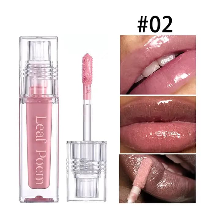 Gloss à lèvres transparent, maquillage hydratant, paillettes nacrées, effet repulpant, hydratant, ro